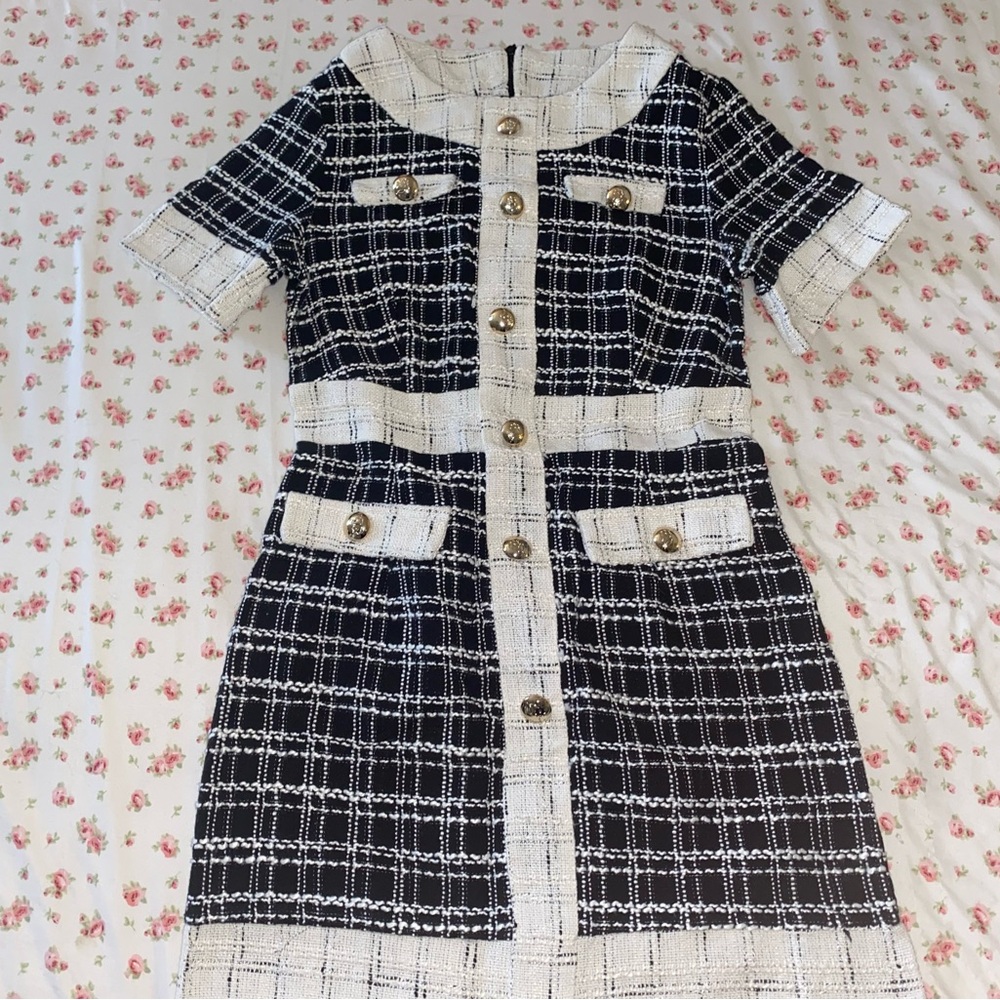 Tweed bodycon dress